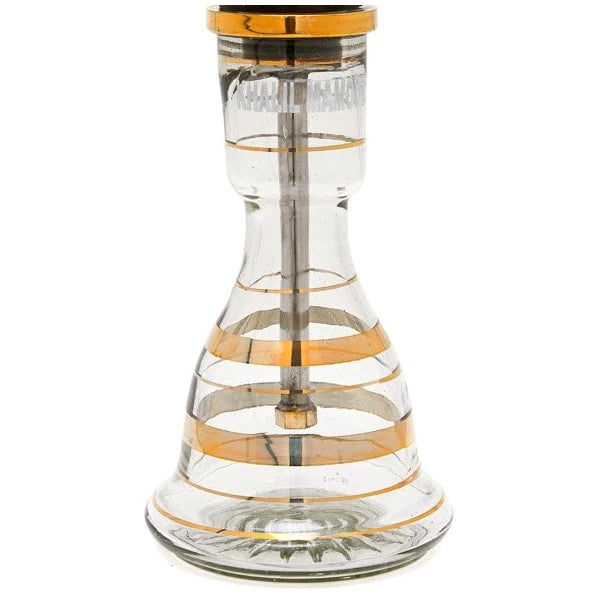 KM Mini Hookah Glass Base - Gold