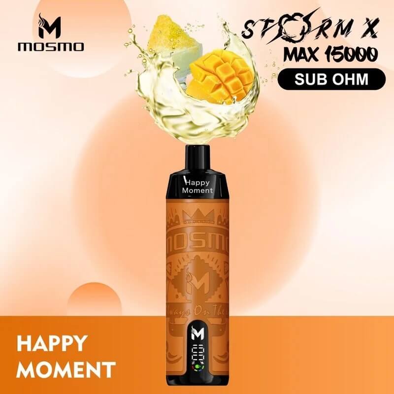 Mosmo Storm X Max Disposable Vape - Happy Moment