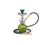 Green MYA Econo QT Hookah w/ Cage 13"