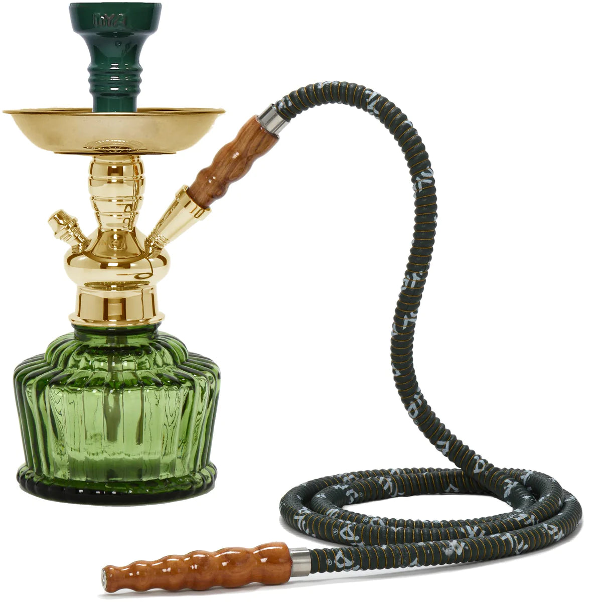 MYA QT Hookah Gold Green