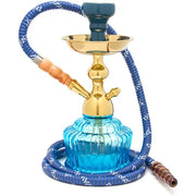 MYA QT Hookah Gold Sky Blue