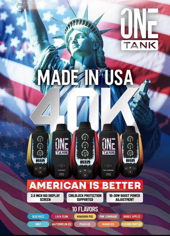 One Tank 40K Vape Disposables