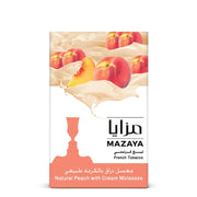 Mazaya Shisha Tobacco 50g - Peach with Cream