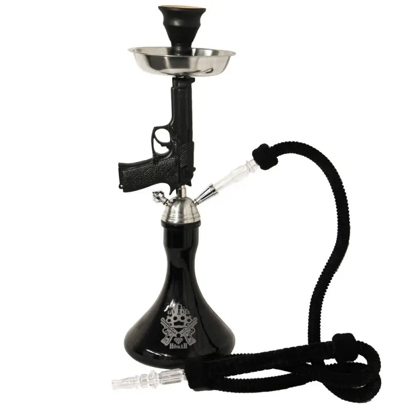 Pistol Hookah Black