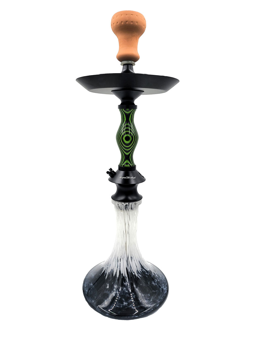 Regal Joker Hookah Diamond Wood Green 25"