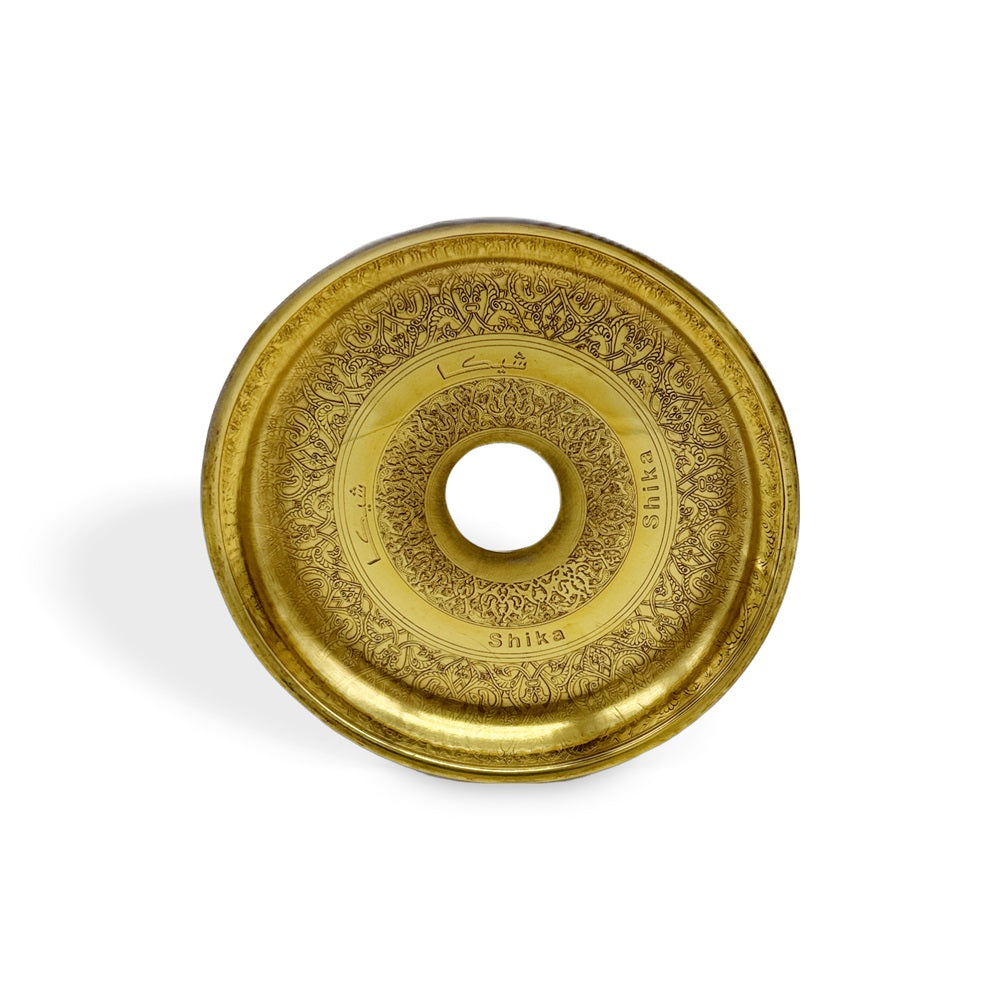 Shika Gold Hookah Tray Plate