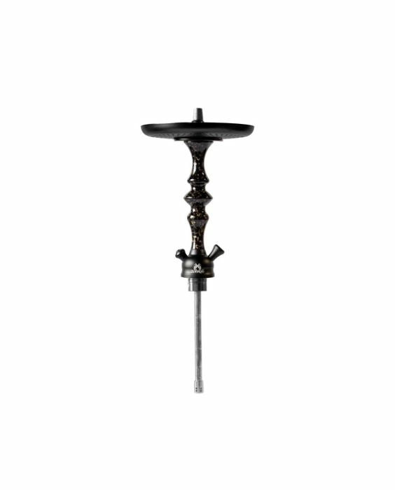 Zahrah Spade Jr Resin Black Hookah Stem