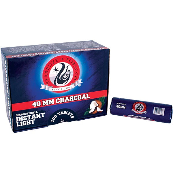 Starbuzz Instant Light Coconut Charcoal 40mm Box