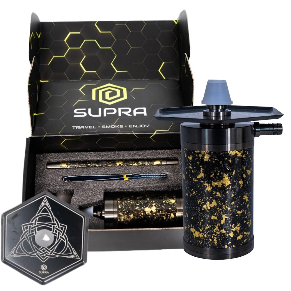 Supra Hexa Hookah Gold Grey