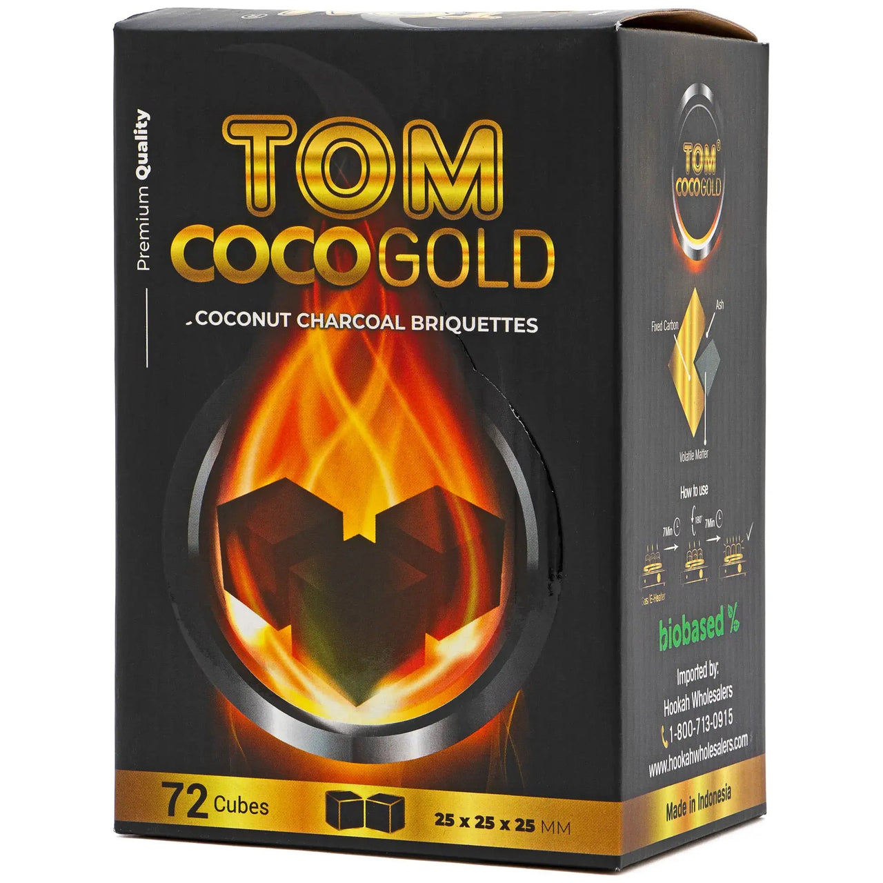 Tom Coco Gold Hookah Charcoal