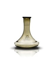 Zahrah Premium Glass Base Flask Black