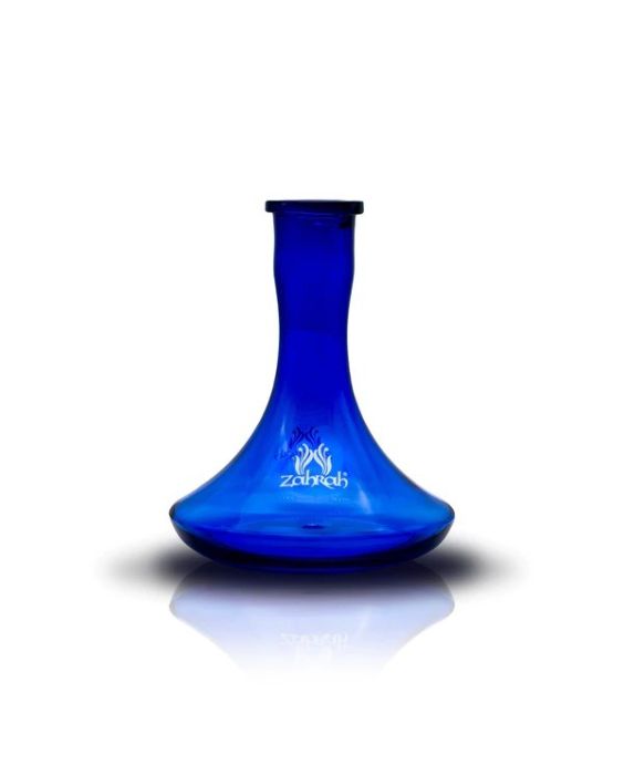 Zahrah Premium Glass Base Flask Blue
