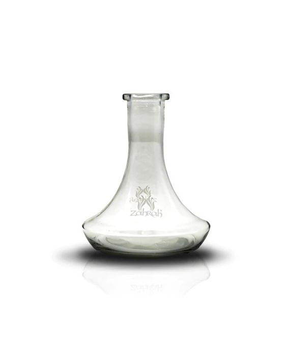 Zahrah Premium Glass Base Flask Clear