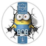 Al Waha Shisha 200g Bob yellow minion in blue overalls