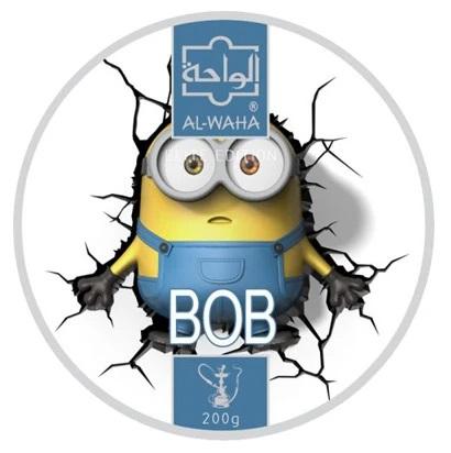 Al Waha Shisha 200g Bob yellow minion in blue overalls