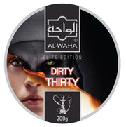 Al Waha Shisha 200g Dirty Thirty half black mask half women face