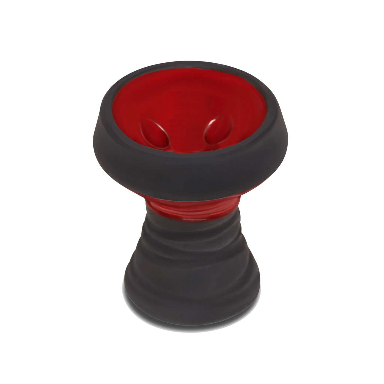 BYO Blackstone Two Tone Bowl black with red top view