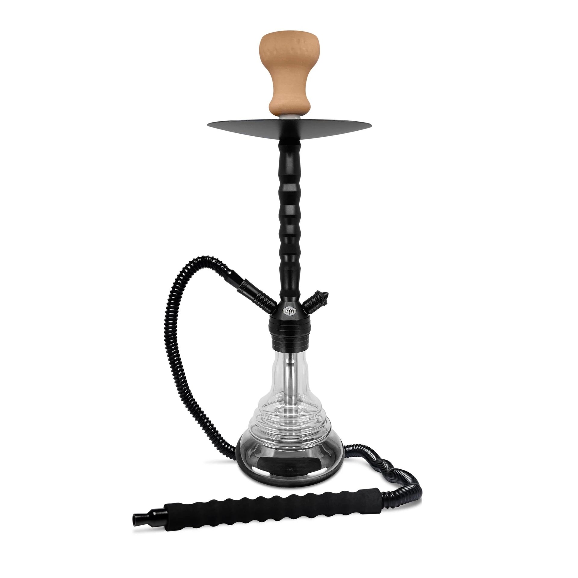 BYO Stratus Hookah 23" Black stem matching base and hose