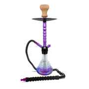 BYO Stratus Hookah 23" Purple stem matching base and hose