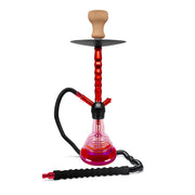 BYO Stratus Hookah 23" Red stem matching base and hose