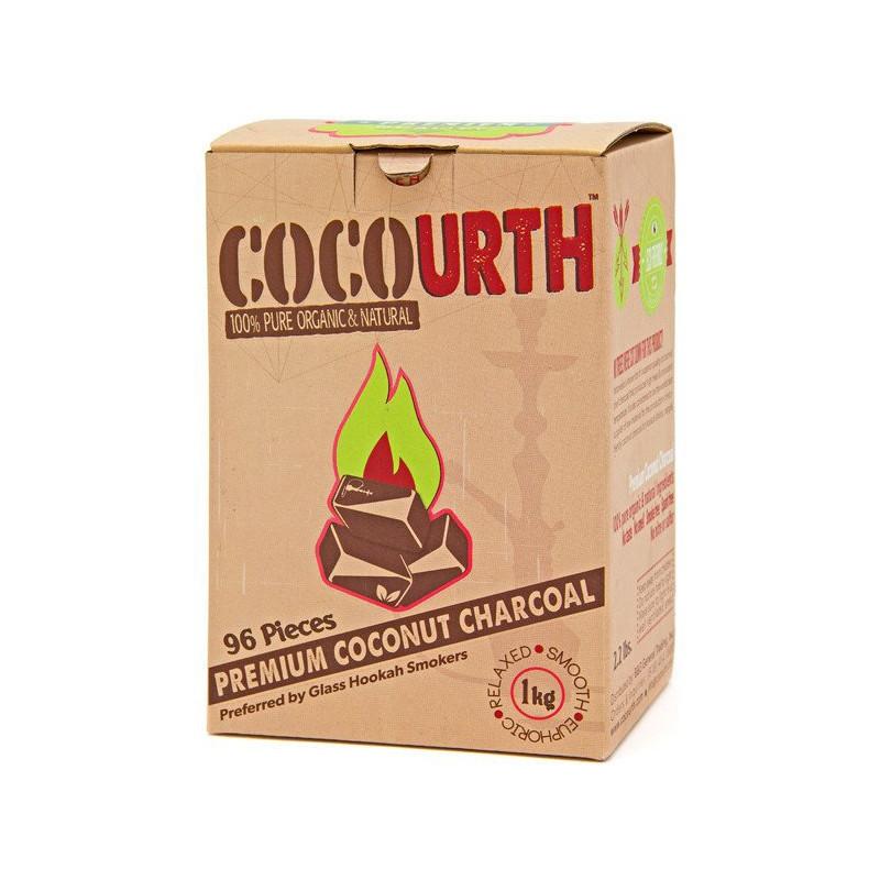CocoUrth Flat Hookah Charcoal 96pcs - TheHookah.com