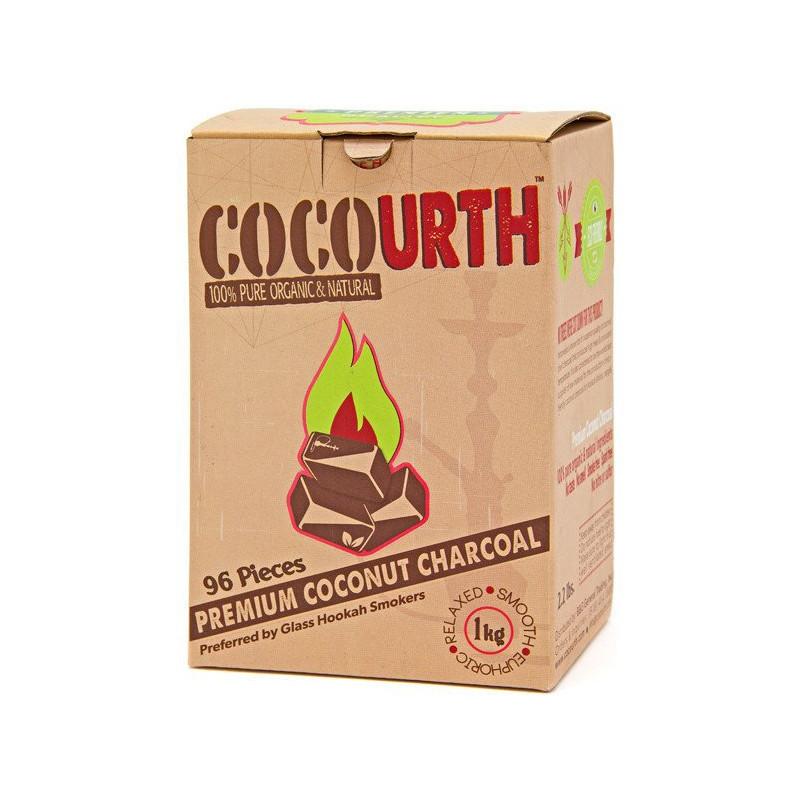 CocoUrth Flat Hookah Charcoal 96pcs - TheHookah.com