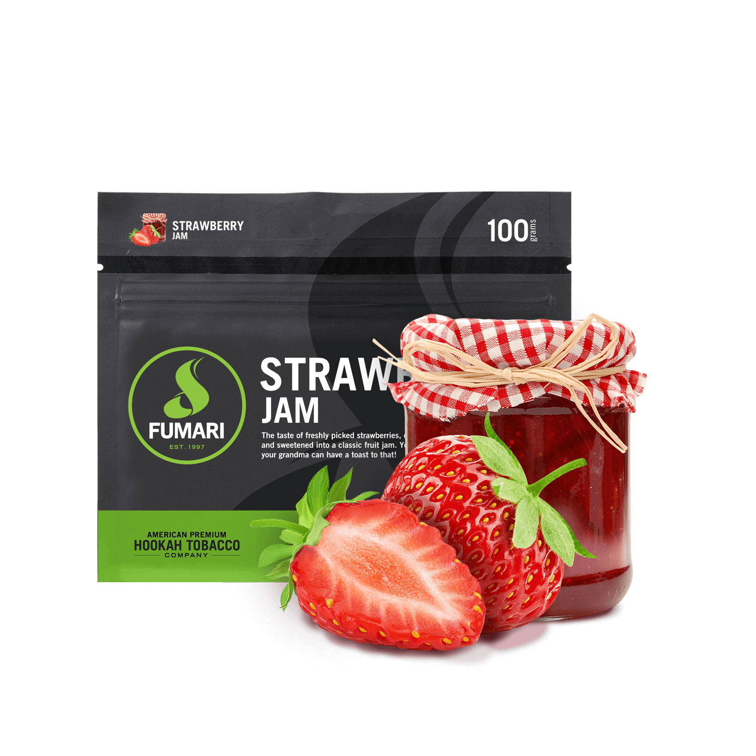 Fumari Hookah Shisha 100g Strawberry Jam