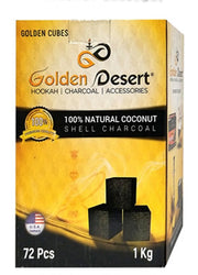 Golden Desert Large Cube Charcoal 72pcs