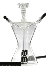 M&M Tech Hour Glass Hookah Black - TheHookah.com