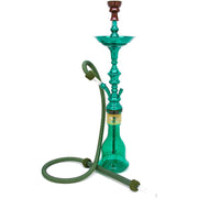 Khalil Mamoon Hookah Classic 30" Green Stem Base and Hose