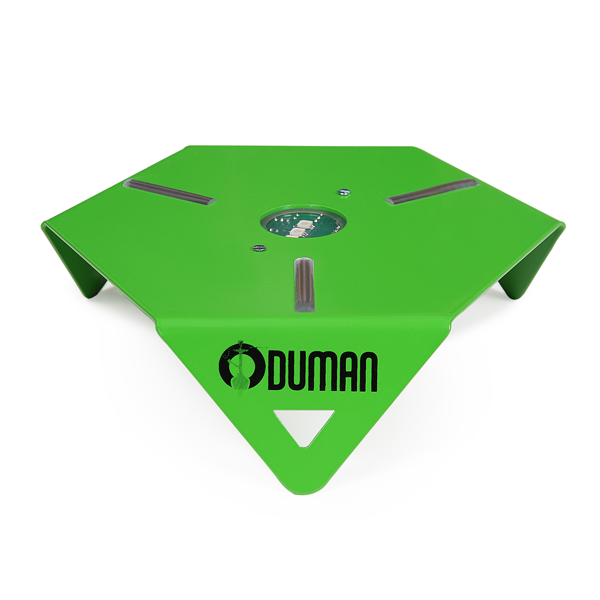 Oduman coaster hexagon style led light stand green