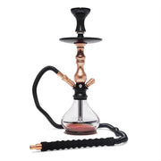 BYO Orion Hookah 17 inch gold Stem matching bowl and clear base
