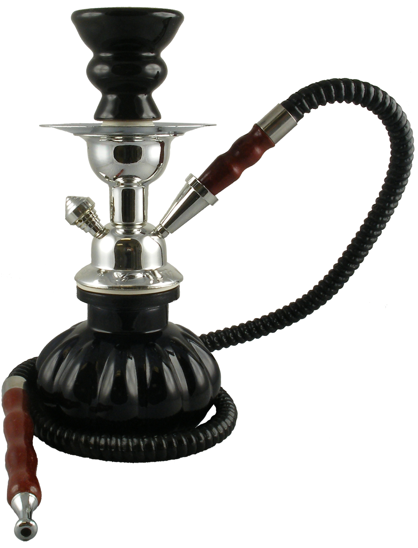 Pumpkin Hookah 9" Black