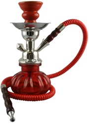 Pumpkin Hookah 9" Red