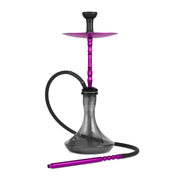 Amira Staxx Hookah 23" purple stem black base