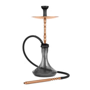 Amira Staxx Hookah 23" gold stem black base