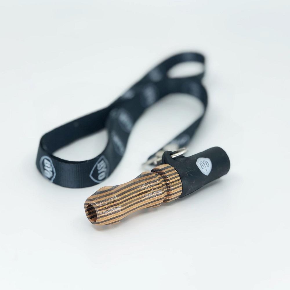 BYO Wood Lanyard Mouth Tip tan wood