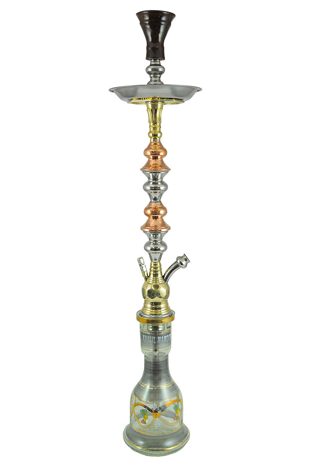 Khalil Mamoon Hookah Trimetal Large - TheHookah.com