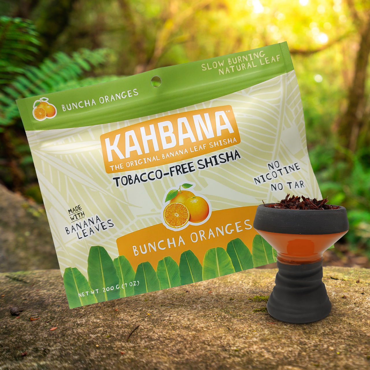 Kahbana 200g Herbal Shisha Buncha Oranges