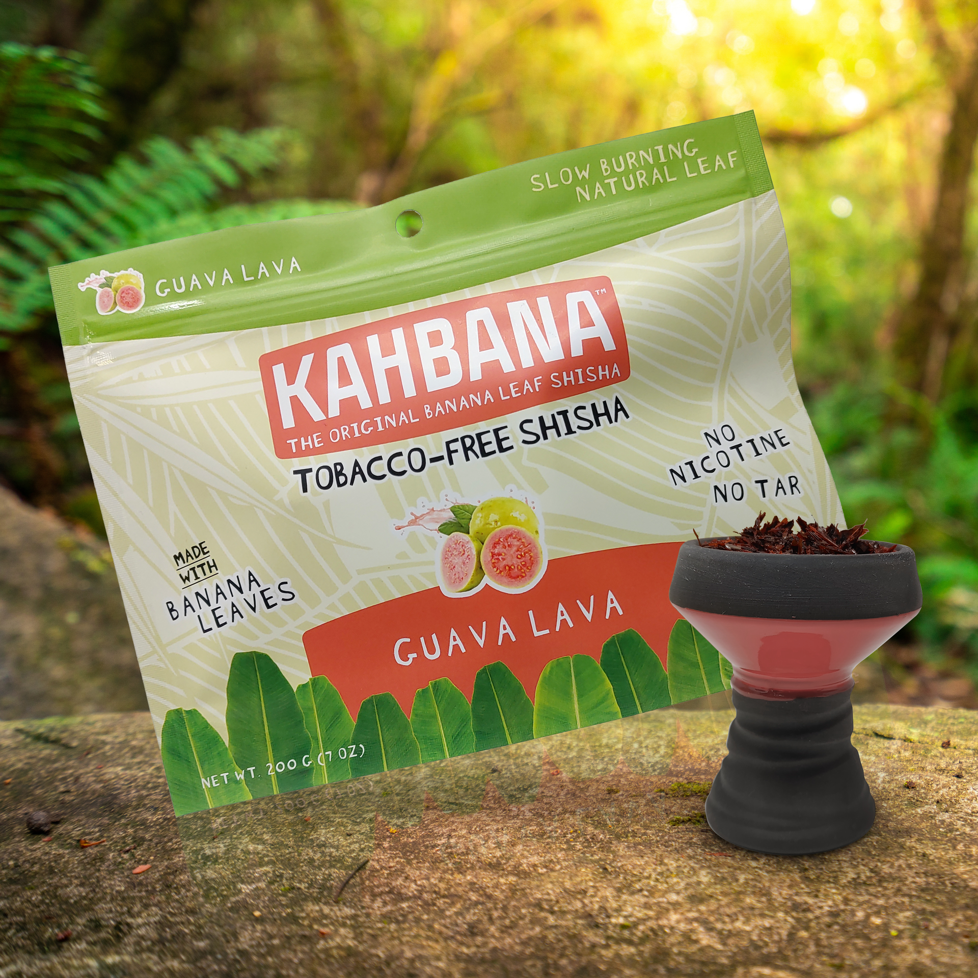Kahbana 200g Herbal Shisha Guava Lava
