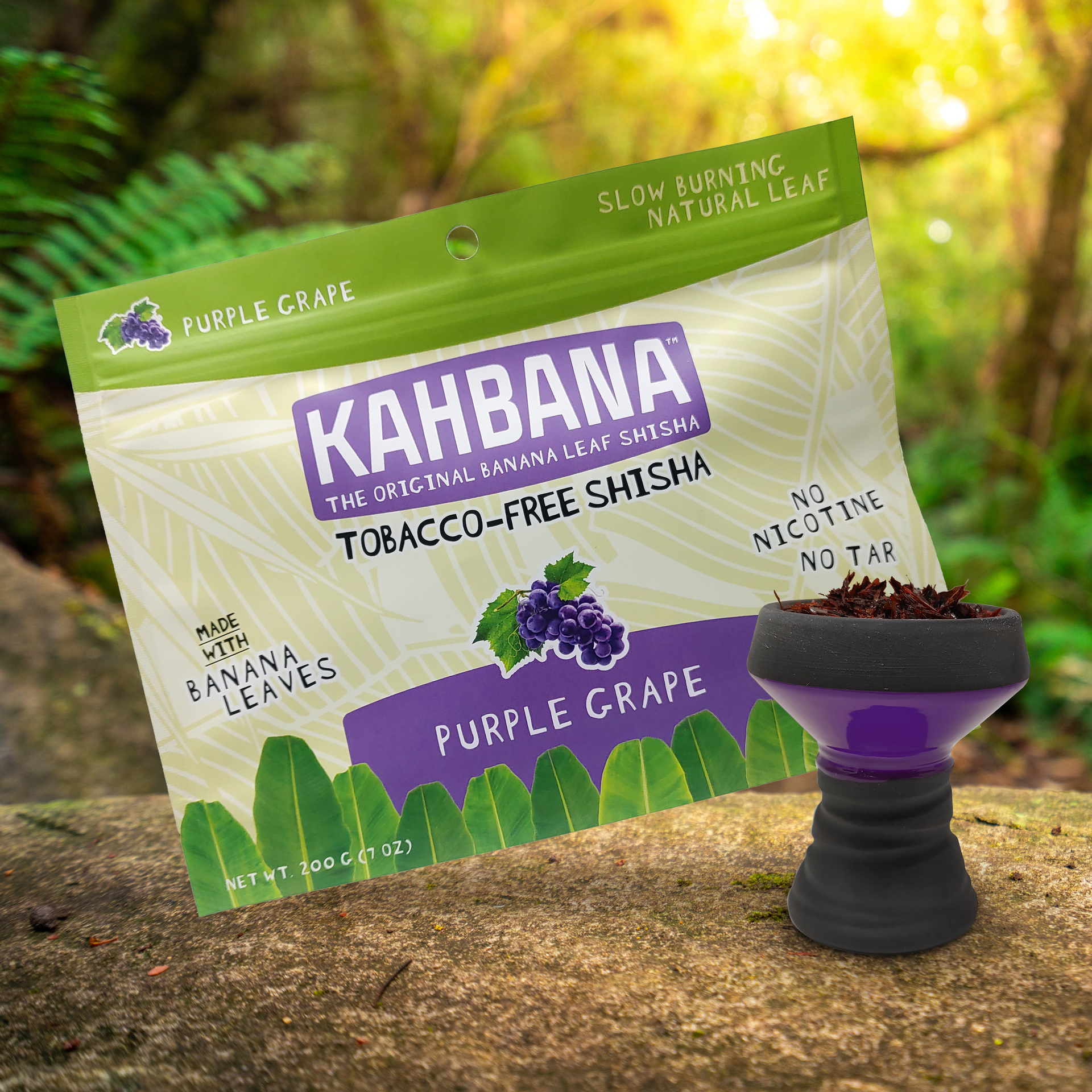 Kahbana 200g Herbal Shisha Purple Grape