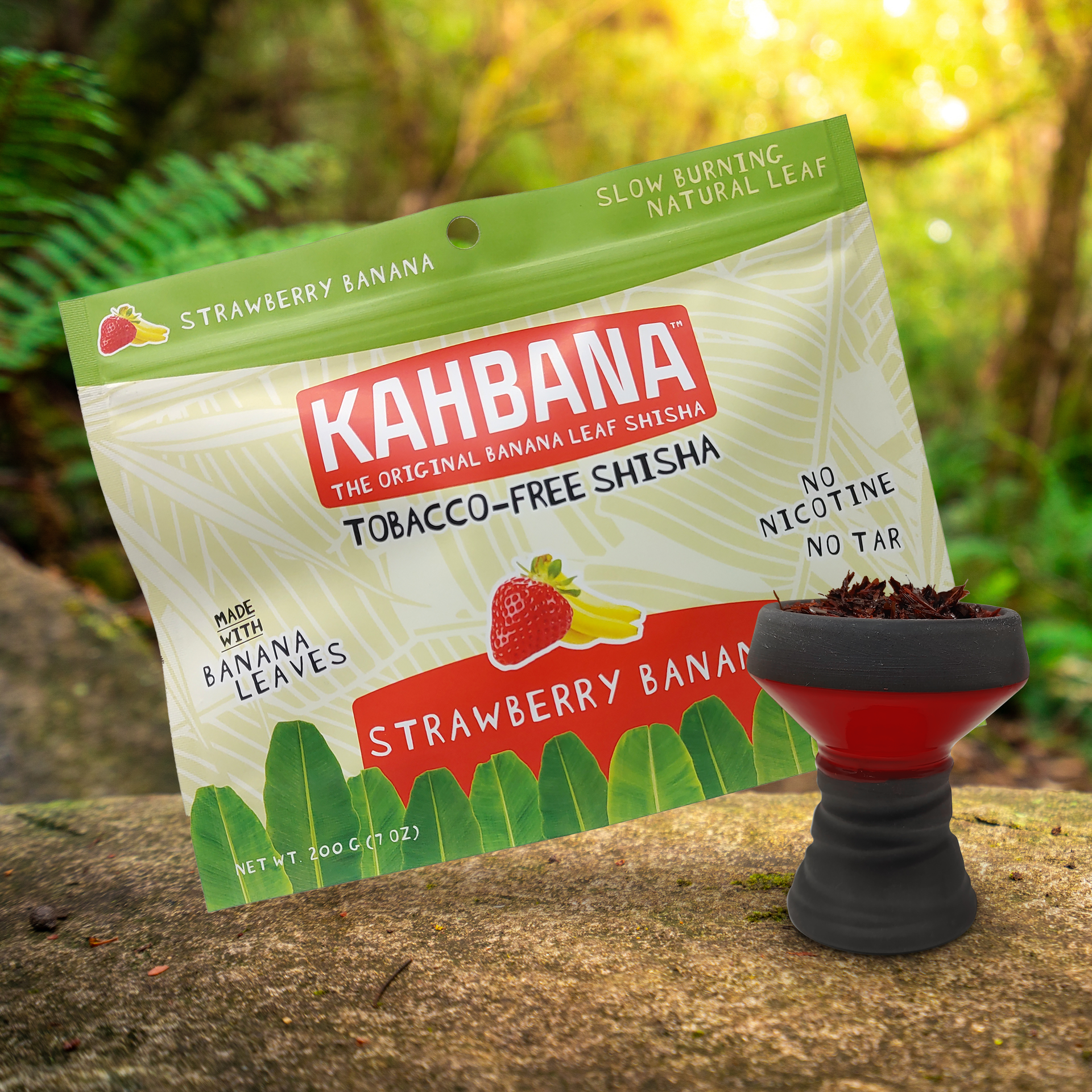 Kahbana 200g Herbal Shisha Strawberry Banana