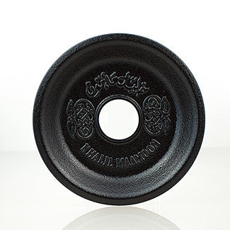 Khalil Mamoon Hookah Tray Matt Black - TheHookah.com