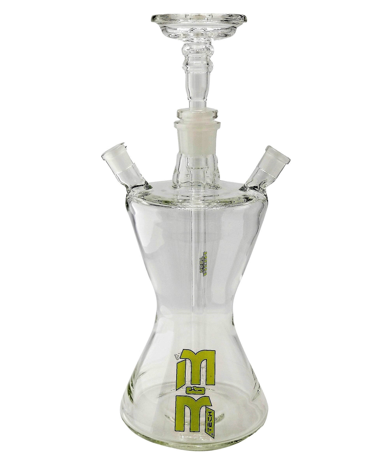 M&M Tech Hour Glass Hookah Lime Green - TheHookah.com