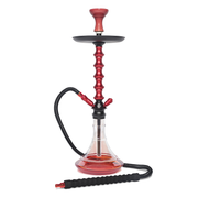 BYO Taurus Hookah 24" red stem matching base and hose