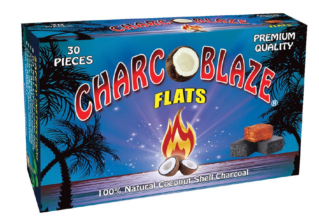 Charcoblaze Hookah Charcoal 30pcs Flats - TheHookah.com