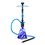 Amira Helix Hookah 28" blue on blue