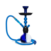 Amira Storm Hookah 16" blue on white