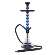 BYO Taurus Hookah 24" blue stem matching base and hose