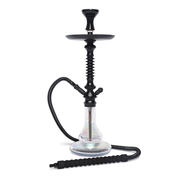 BYO Apollo Hookah 23" Black stem with matching clear base